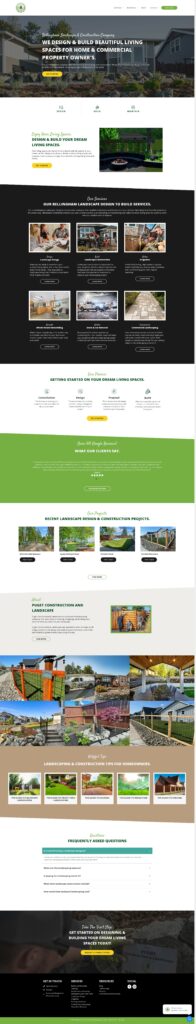 bellingham landscaping design & construction company pcl