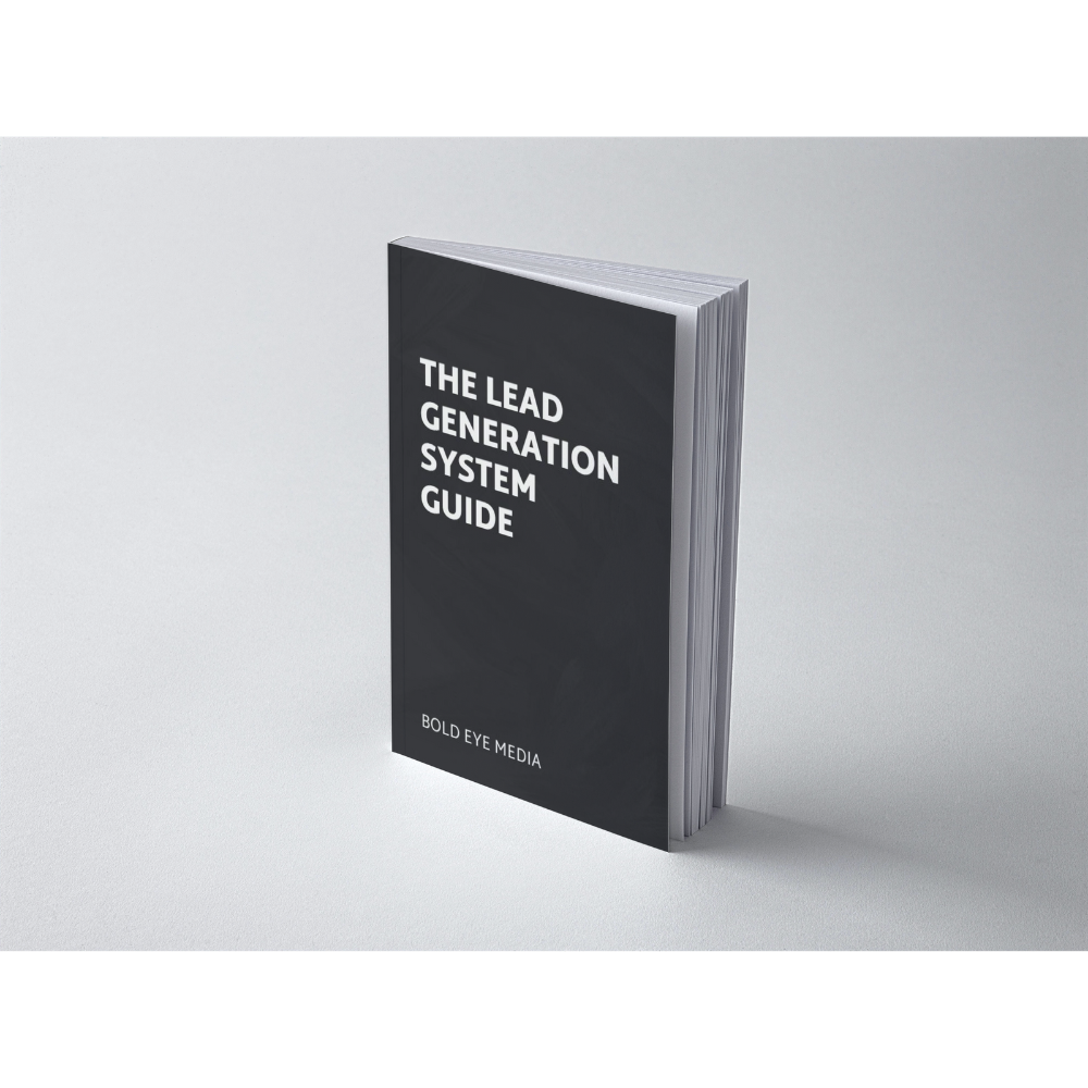 lead generation system guide mockup